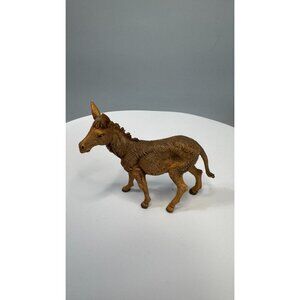 Fontanini Donkey Nativity Figure Depose Italy Spider Mark 4" Scale 4" x 3 1/2"